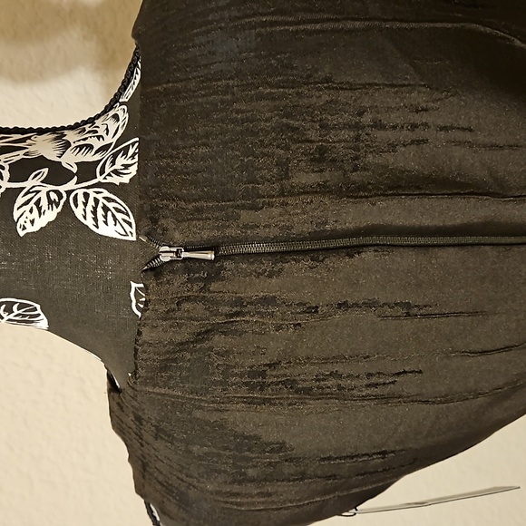 Elie Tahari Cocktail Dress Black & Royal Blue size 4 NWT - Picture 5 of 8